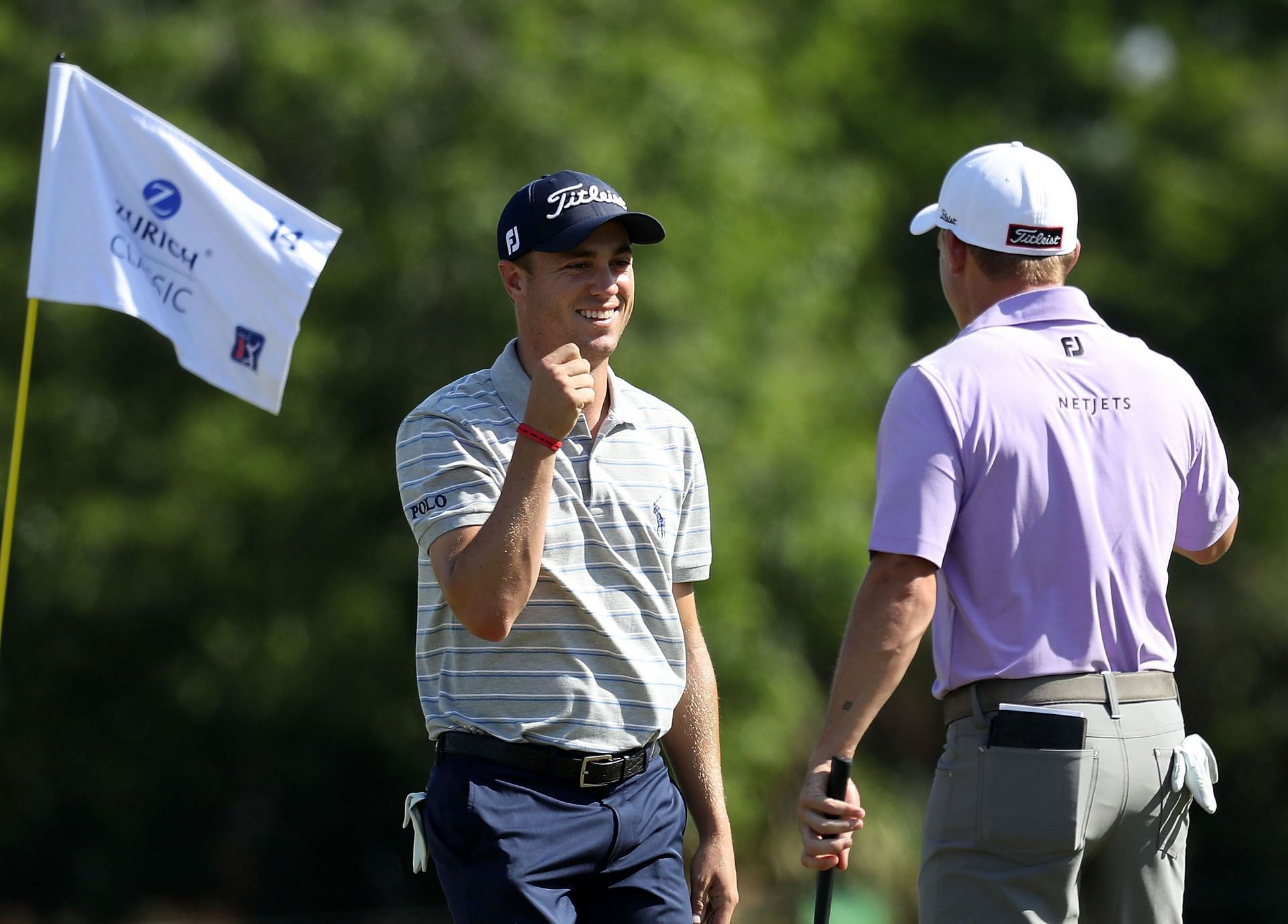 Justin Thomas and Bud Cauley (Source: Getty)