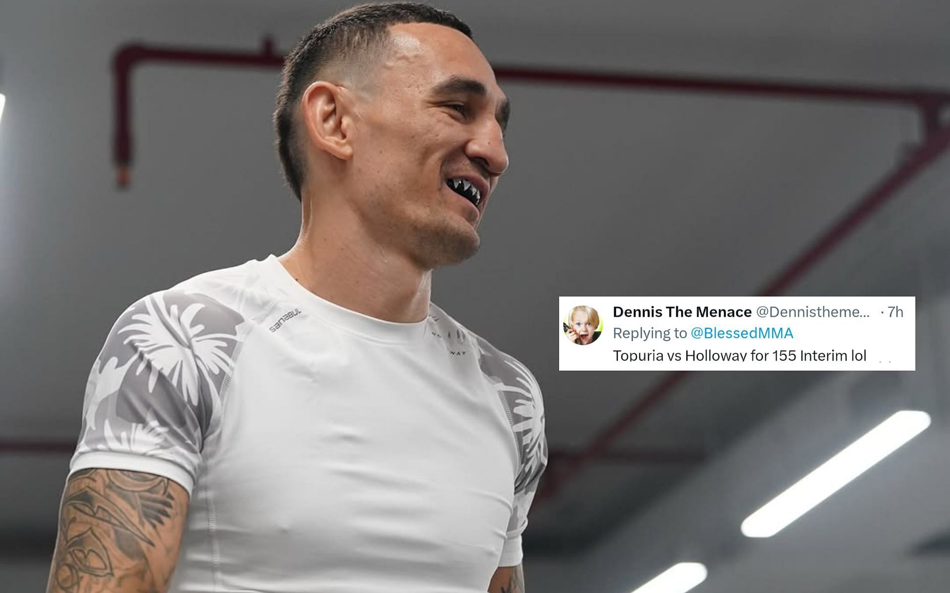 Fan reacts as Max Holloway shared a cryptic post. [Image courtesy: @blessedmma on Instagram]