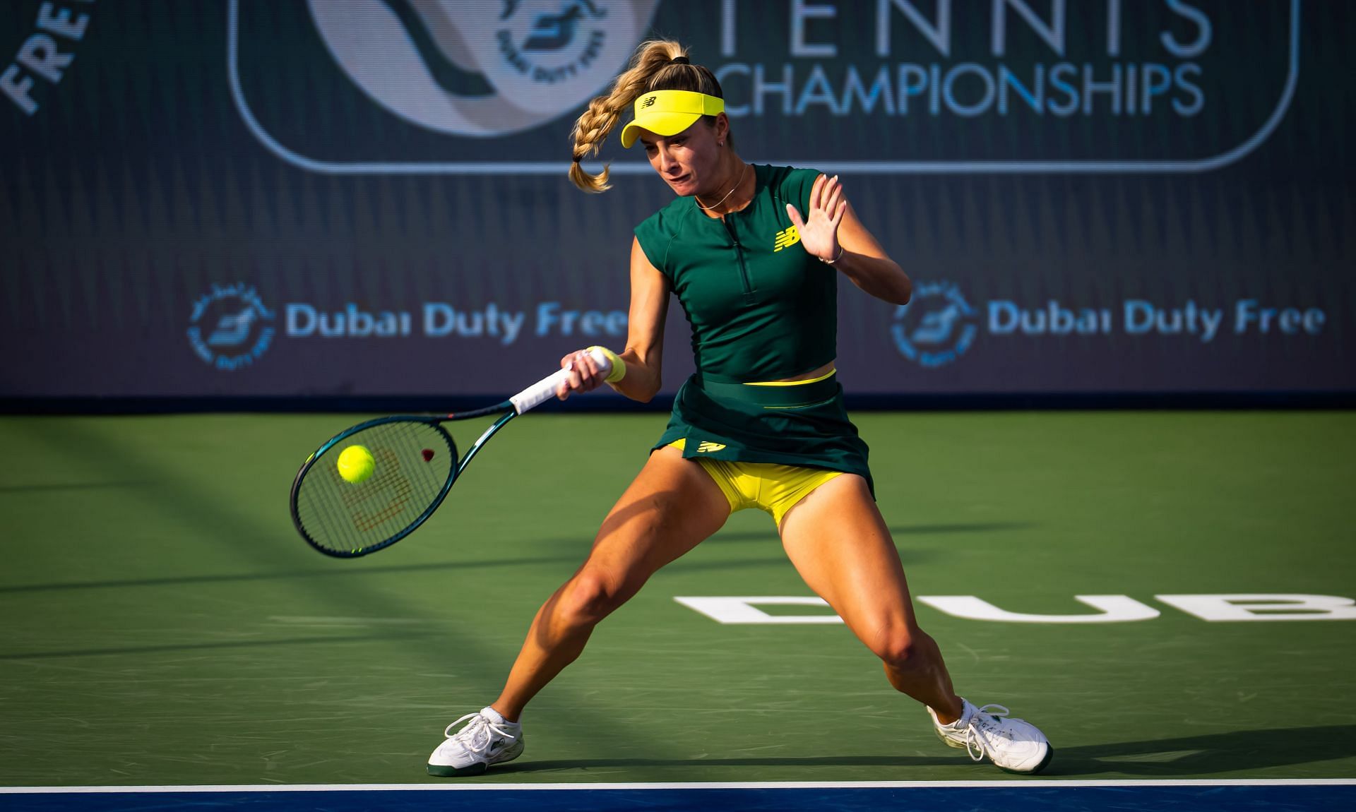 McCarntey Kessler at the Dubai Duty Free Tennis Championships - Source: Getty