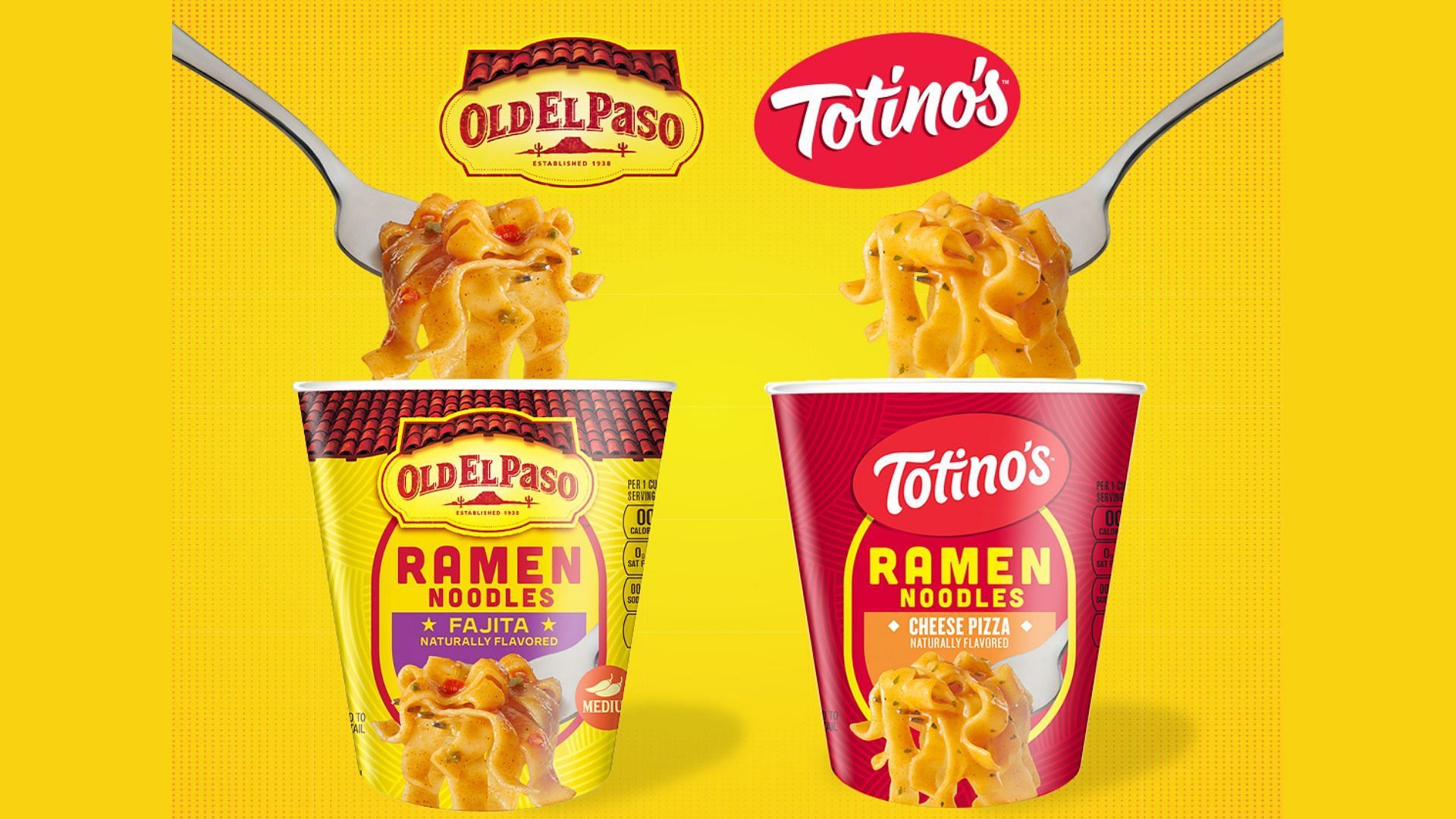 Totino&rsquo;s Pizza Rolls-inspired ramen &amp; Old El Paso&rsquo;s Tex-Mex twist tap into the TikTok trends (Image via General Mills)