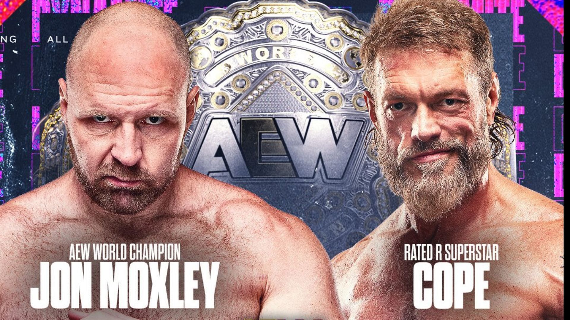 Cope and Jon Moxley will be in a rematch for the AEW World Championship [Photo: AEW Official X Account