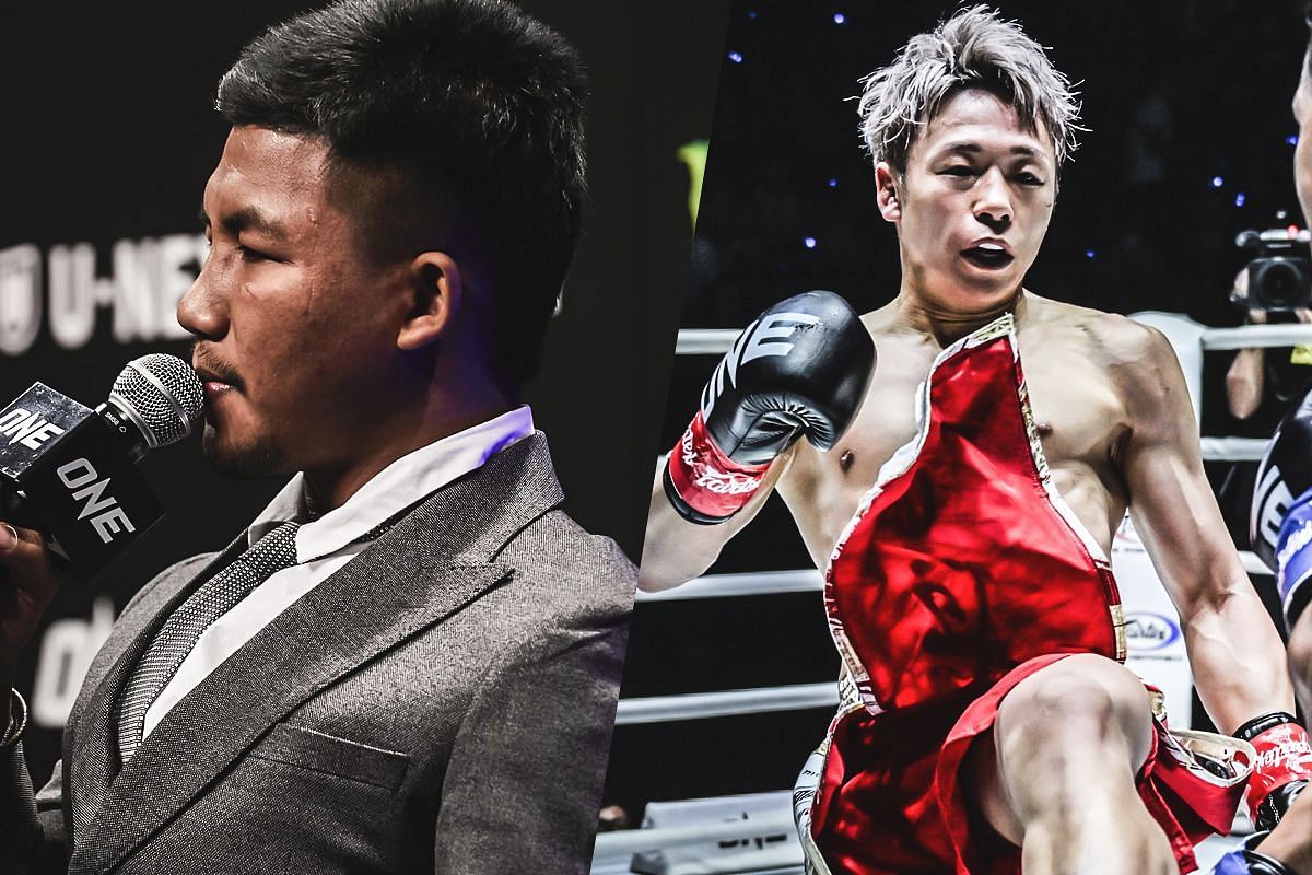 Rodtang Jitmuangnon (left) and Takeru Segawa (right) | Image credit: ONE Championship