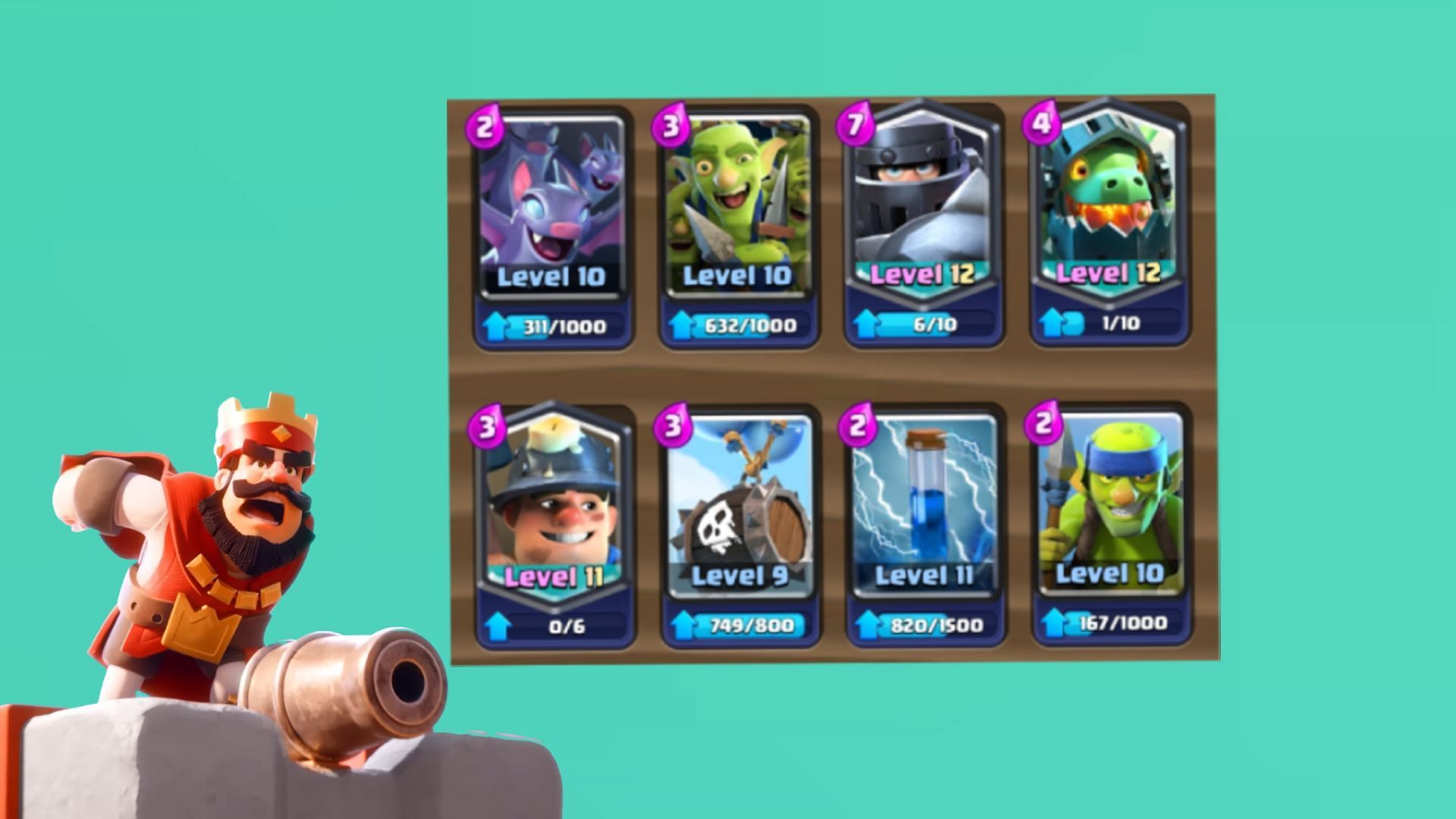 A Mega Knight beatdown deck for Retro Royale in Clash Royale (Image via Supercell)