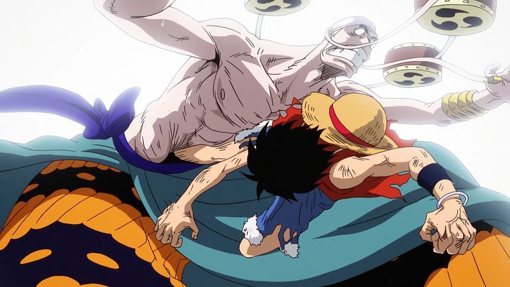 Monkey D. Luffy in One Piece.