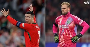 “But hopefully, it won’t be so good tomorrow!” - Kasper Schmeichel lifts lid on his friendship with Cristiano Ronaldo