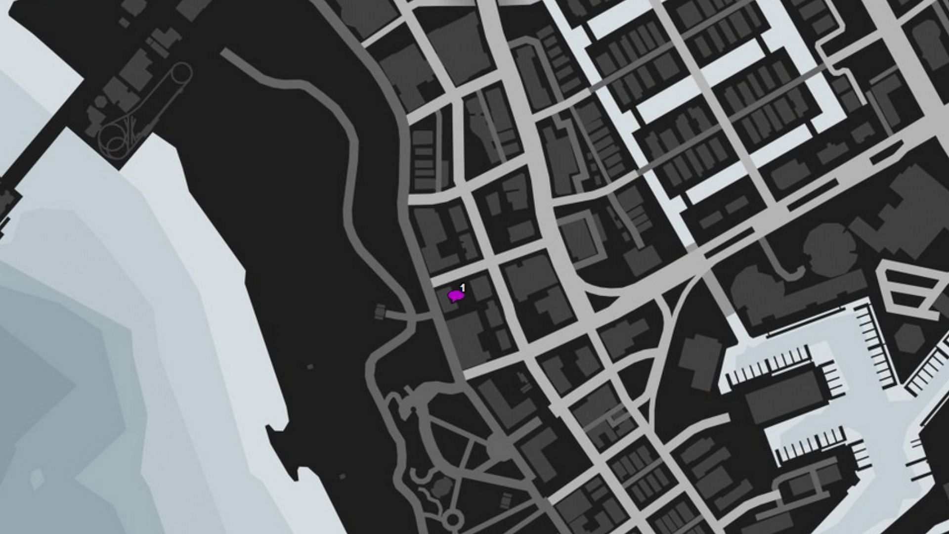 The exact coordinates of the first Drug Street Dealers GTA Online locations today (Image via Rockstar Games)