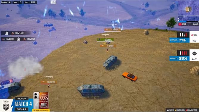 BGIS 2025 Round 4 Group 2: Overall standings, qualified teams for Quarterfinals, and summary