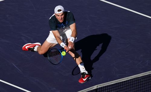 Jack Draper during his match against Carlos Alcaraz at Indian Wells [Image Source: Getty Images]