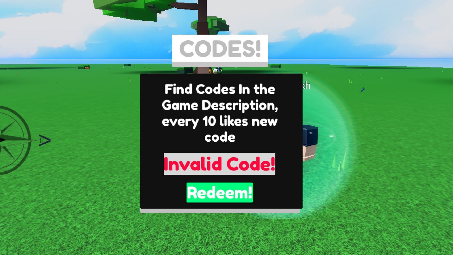 Troubleshooting codes in Blox Fruit But Bad (Image via Roblox)