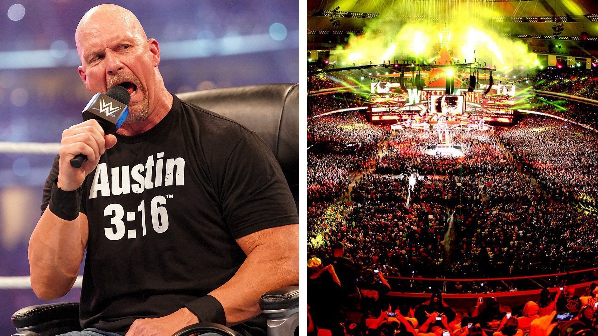 Stone Cold Steve Austin could have plans at WWE WrestleMania [Credit: WWE.com]