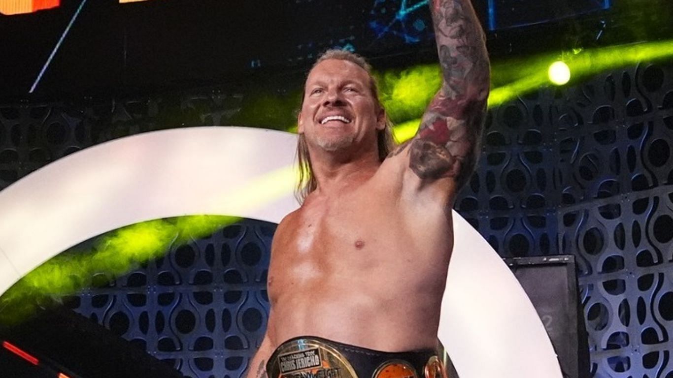 Chris Jericho is the current ROH World Champion [image source: AEW Facebook]