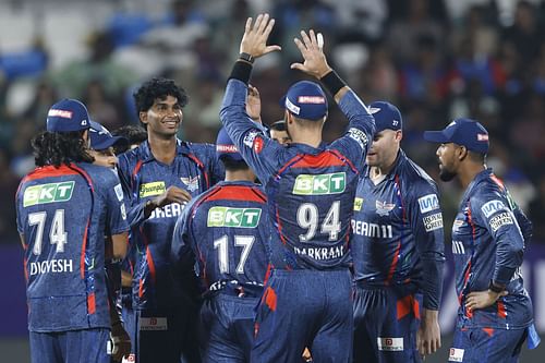 Manimaran Siddharth celebrates a wicket. (Credits: IPL X)