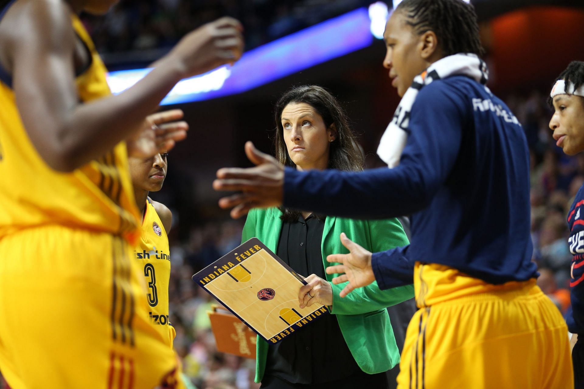 Stephanie White during her last stint with the Fever in 2016 - Source: Getty