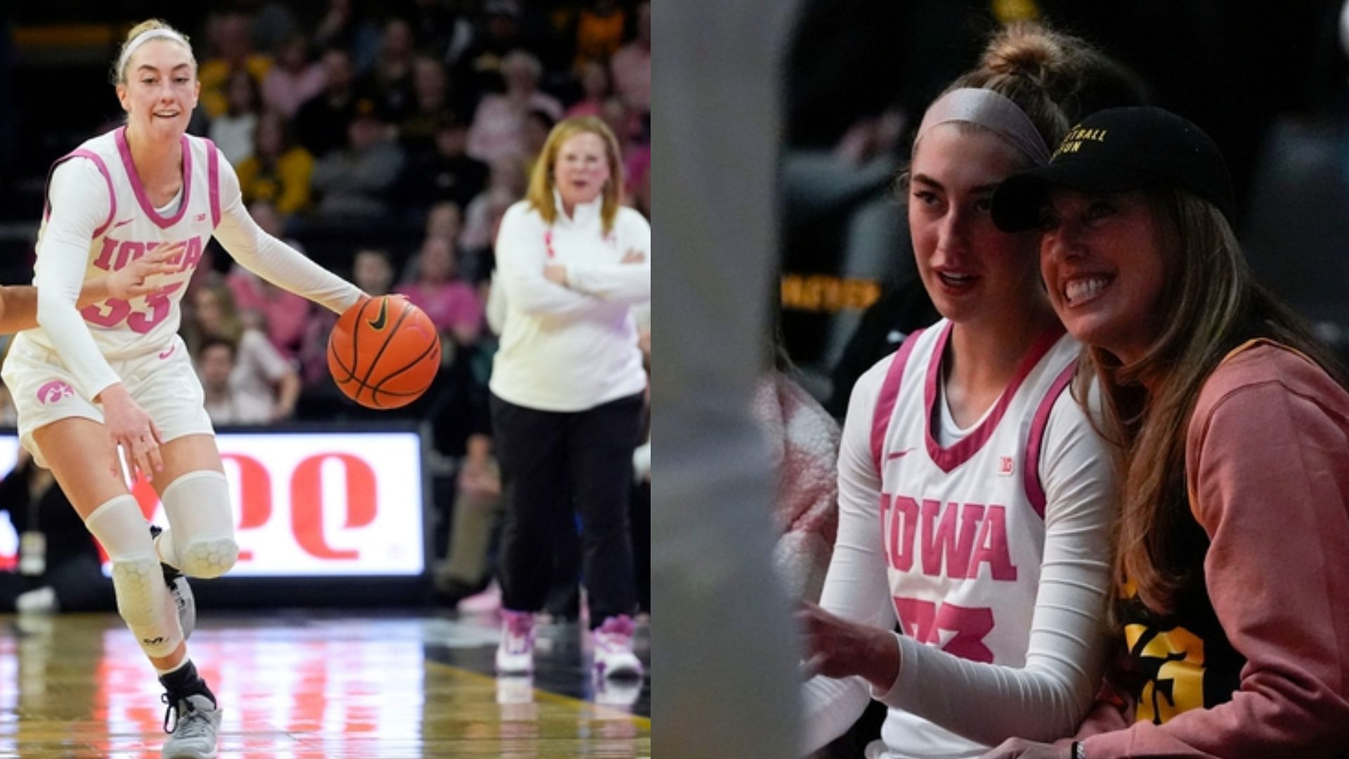 Iowa Hawkeyes star Lucy Olsen &amp; her mother, Kelley