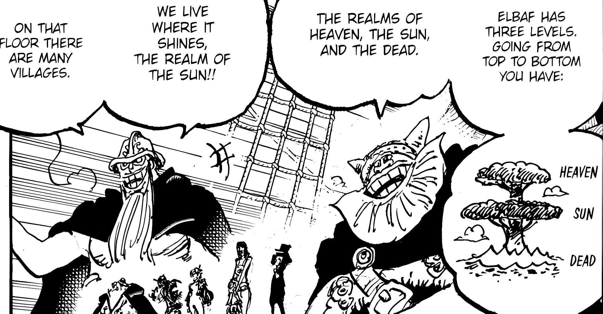 The realm of Elbaph as seen in the anime (Image via Eiichiro Oda/Shueisha)