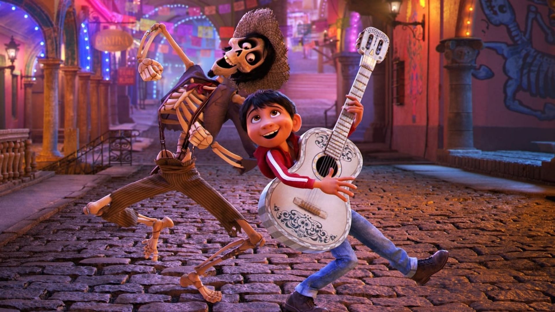 Coco follows 12-year-old Miguel in the Land of the Dead (Image via Apple TV+)