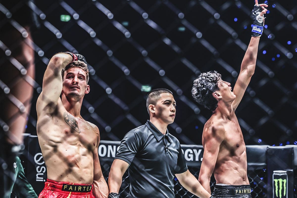 Nico Carrillo and Nabil Anane - Photo by ONE Championship