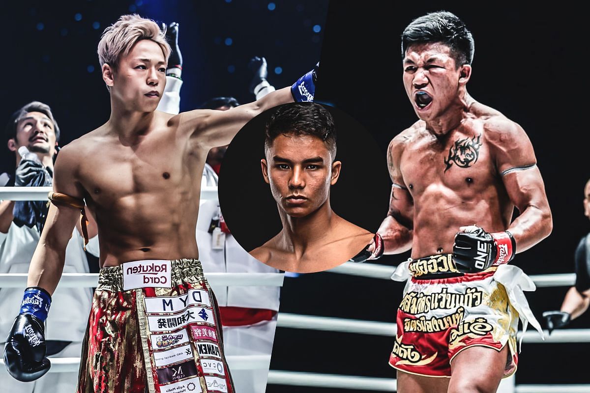 Johan Ghazali (middle) on Takeru (L) vs Rodtang (R) | Image by ONE Championship