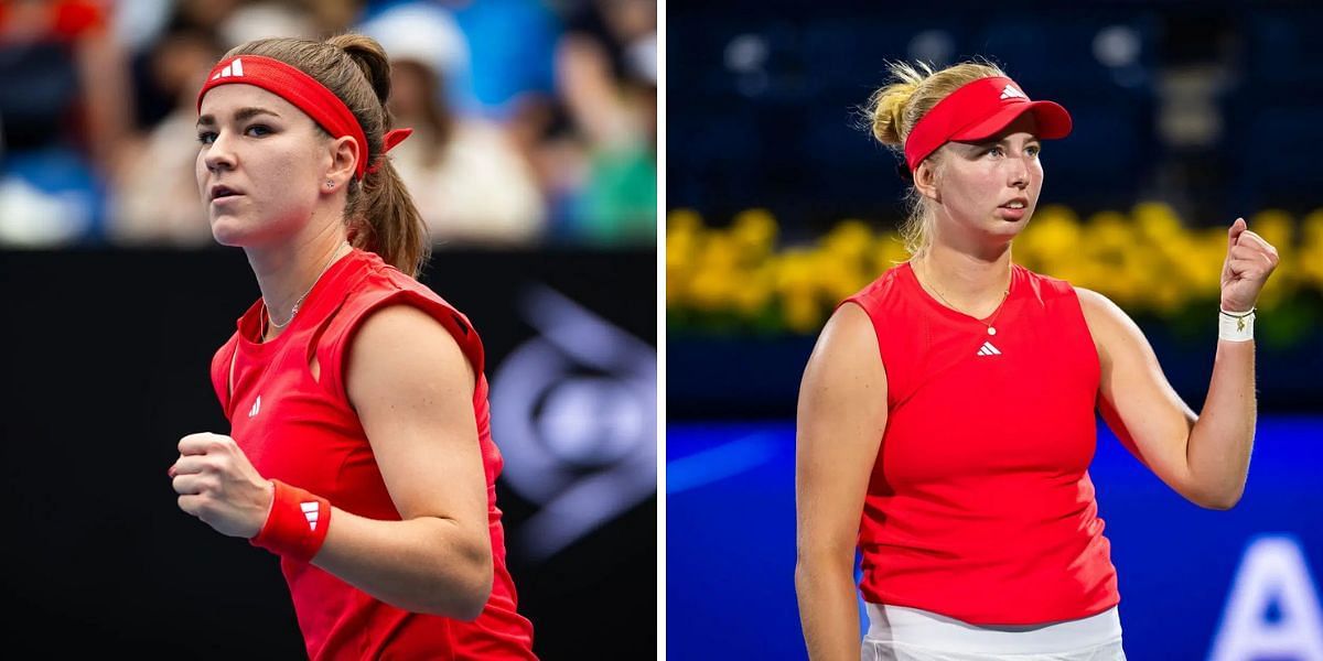 Karolina Muchova and Clara Tauson will be in action on Day 3 of the BNP Paribas Open 2025 at Indian Wells. (Photos: Getty)