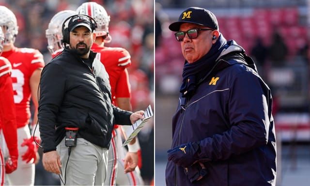 Michigan AD Warde Manuel remains humble when asked about massive win over  Ryan Day's Ohio State