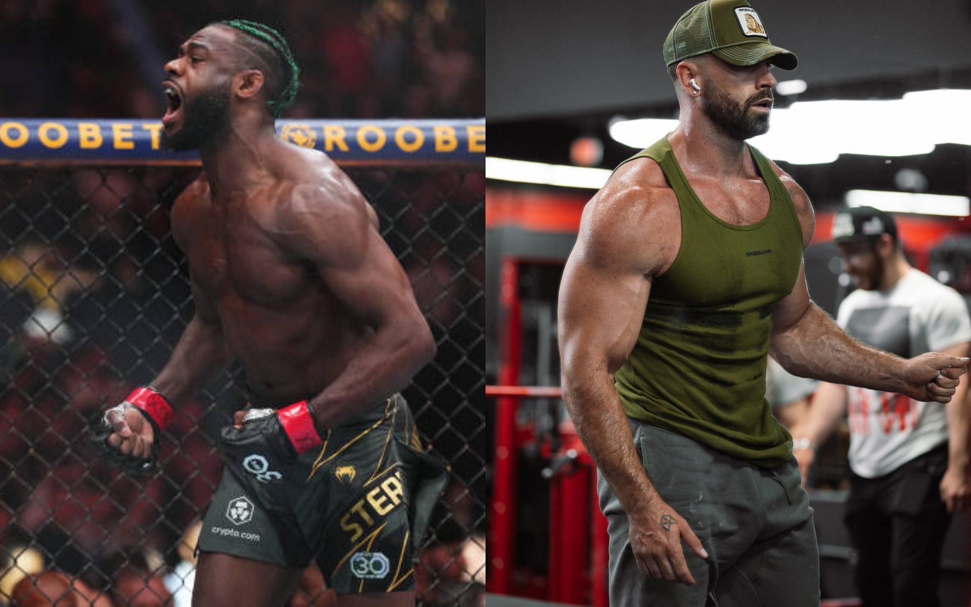 Aljamain Sterling (left) discusses slamming Bradley Martyn (right) on his head [Image credits: Getty Images]