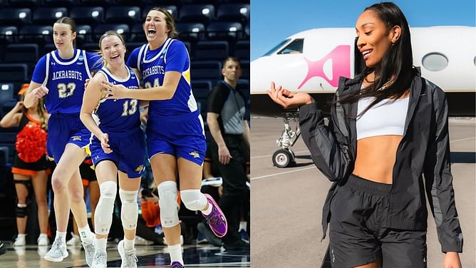 "I'm a fan": A'ja Wilson expresses admiration for Jackrabbits as they set up March Madness showdown vs UConn