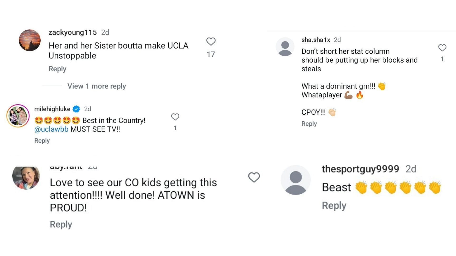 &quot;Her and her Sister boutta make UCLA Unstoppable&quot;: Hoops fans react as Lauren Betts&#039; sister Sienna Betts brings home state title. (Image via Instagram @sportscenternext)