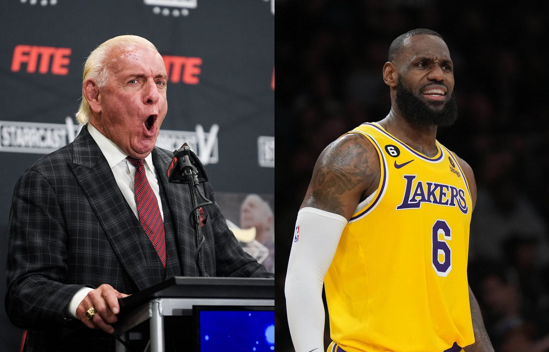 Ric Flair sent a strong message to LeBron James, Luka Doncic and Lakers ahead of high-flying matchup against Celtics (Image credit: Imagn)