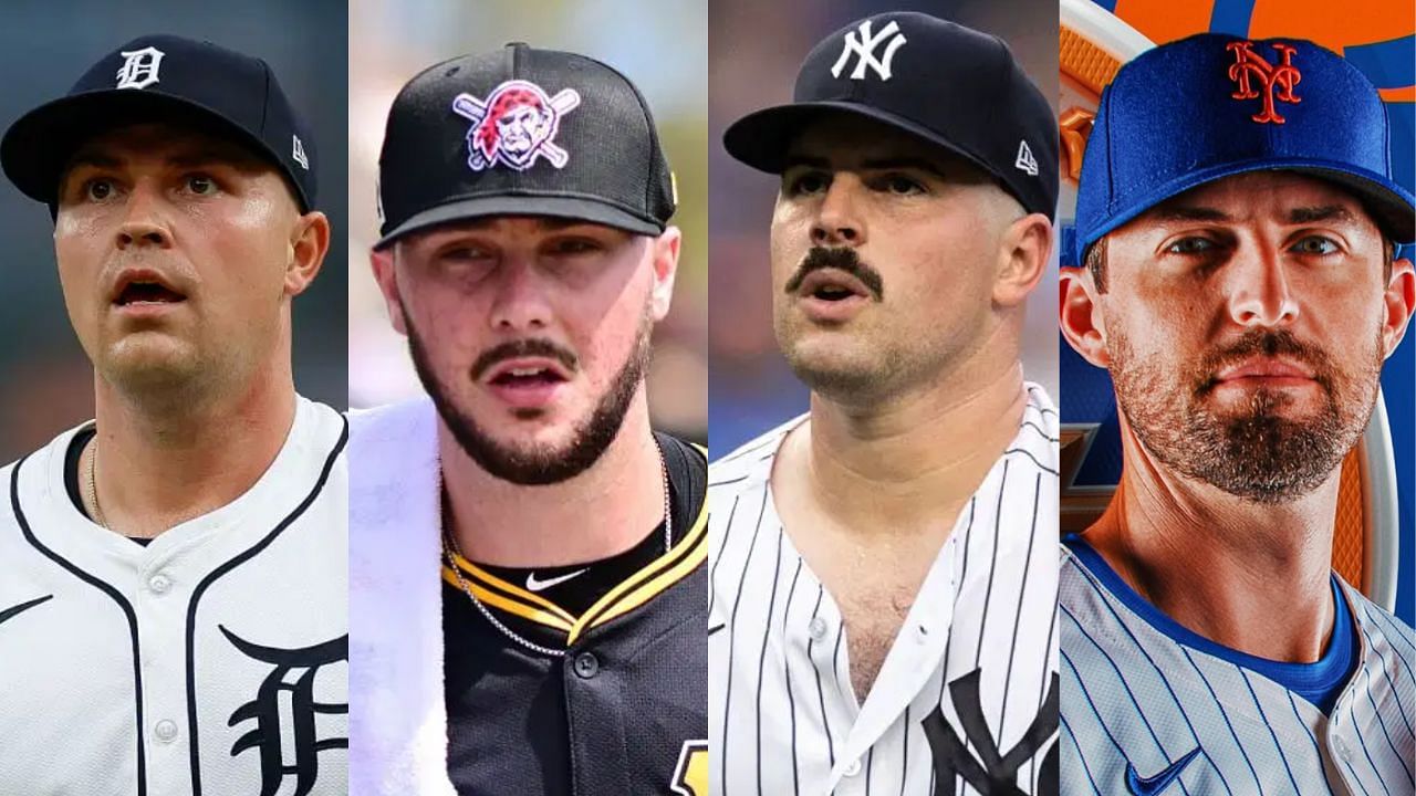 (Left to Right) Tarik Skubal, Paul Skenes, Carlos Rodon and Clay Holmes (Image from - Getty, Instagram.com/@mets)