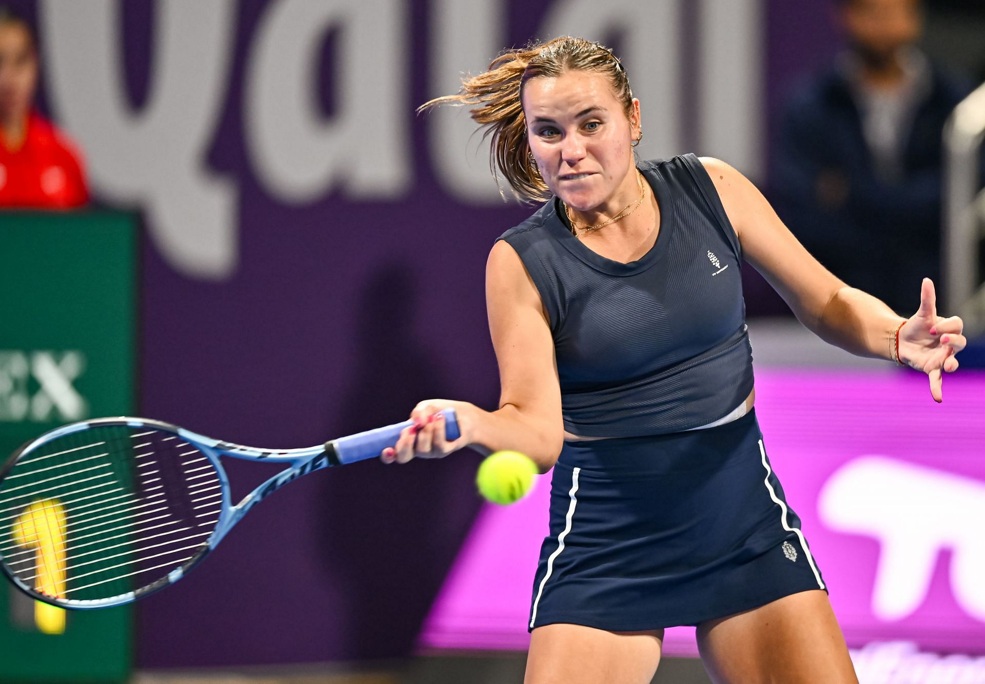 Sofia Kenin at the Qatar TotalEnergies Open 2025 - Source: Getty