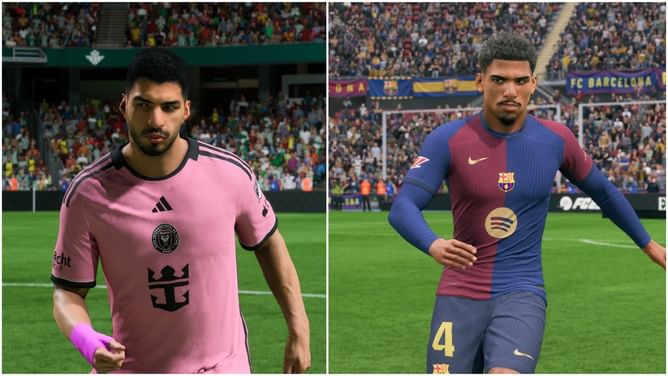 EA FC 25 TOTW 25 predictions, featuring Luis Suarez, Ronald Araujo, and others