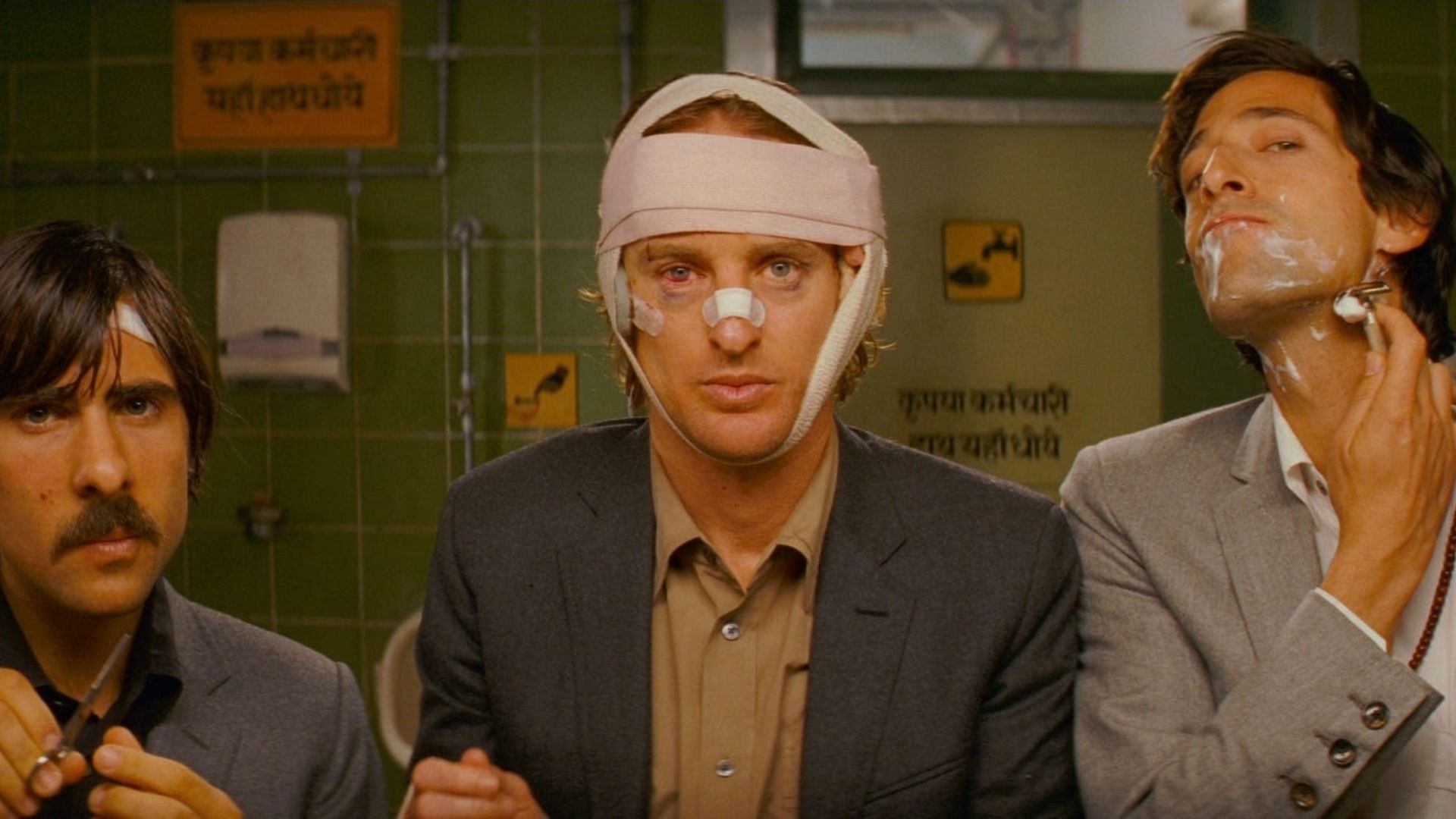 Still from The Darjeeling Limited (Image via Prime Video)