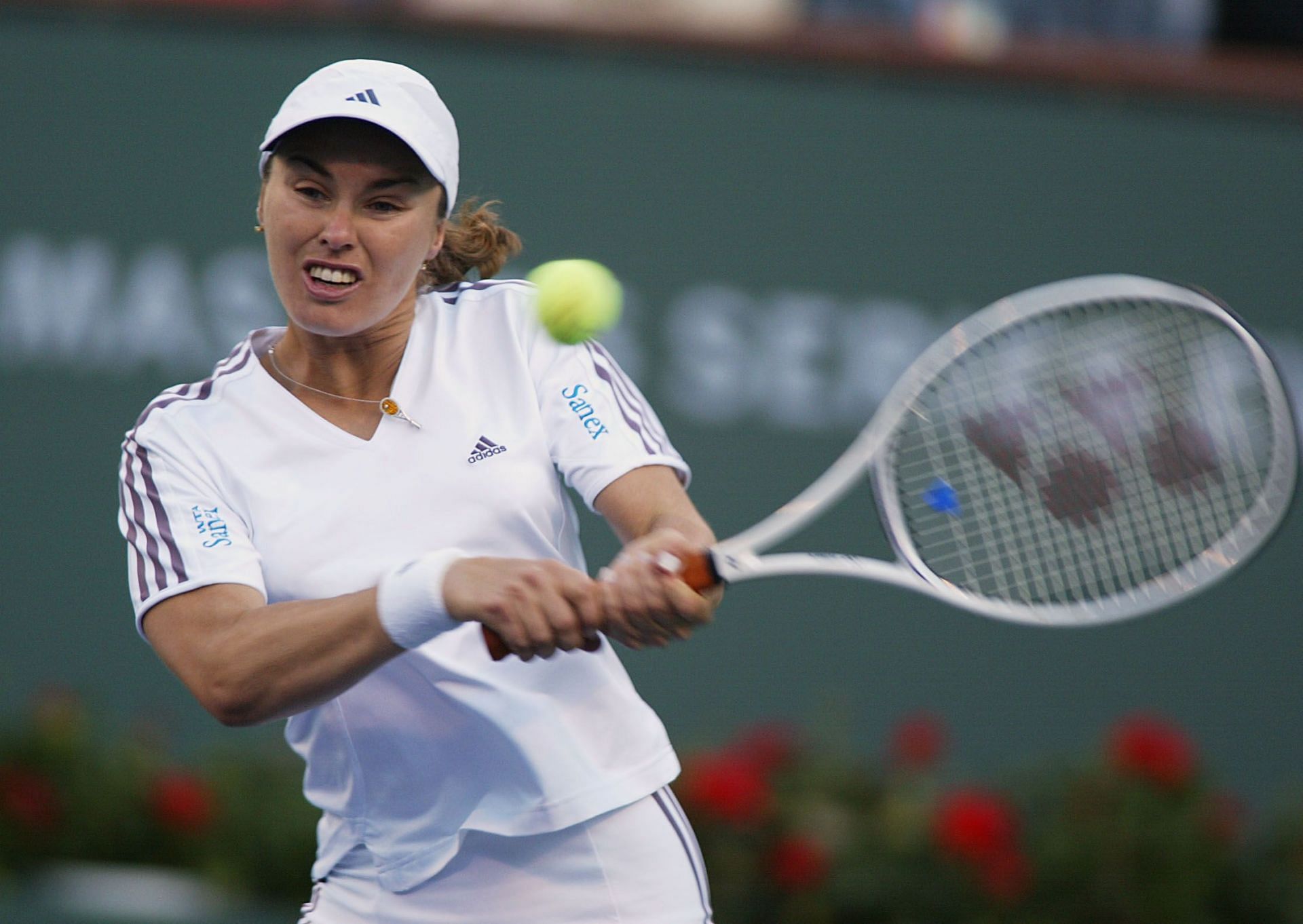 Martina Hingis at Indian Wells 1998. (Photo: Getty)