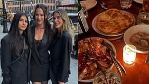 In Photos: Erik Gudbranson's wife Sarah links up with ex-Oiler Sam Gagner's wife Rachel for girls' day out dining at high-end NY restaurants