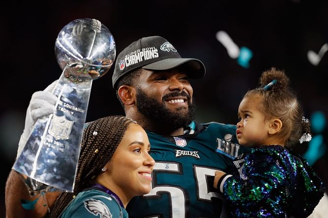 Brandon Graham's wife Carlyne sends 3-word message as Eagles DE retires from NFL after Super Bowl LIX win