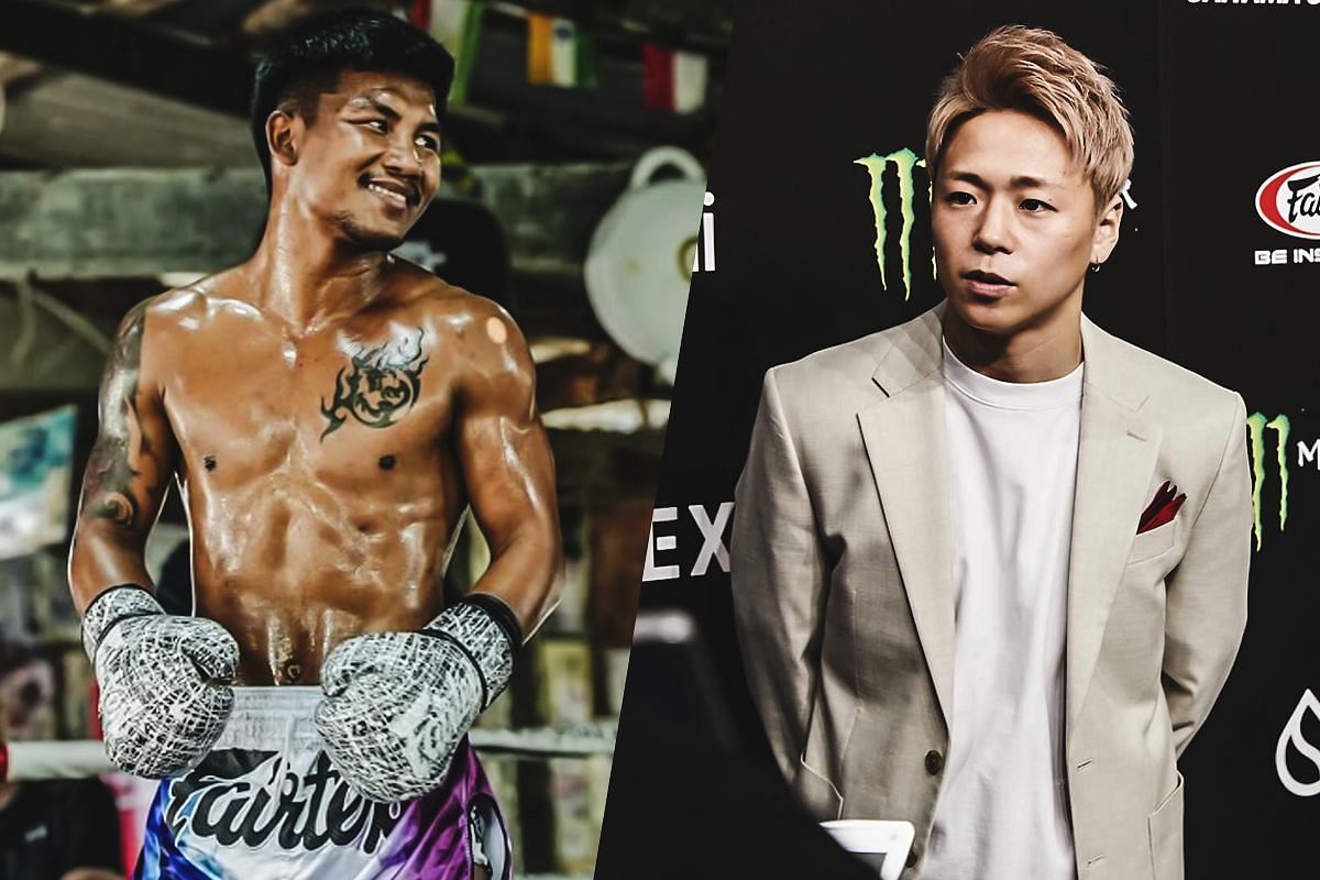 Rodtang Jitmuangnon (left) and Takeru Segawa (right) | Image credit: ONE Championship