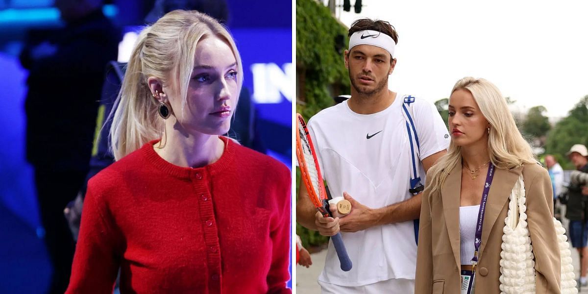 Morgan Riddle (left), Taylor Fritz and Morgan Riddle (right), Sources: Getty