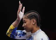 Jordan Chiles opened up about her struggles at the start of her career - (Image via Getty)