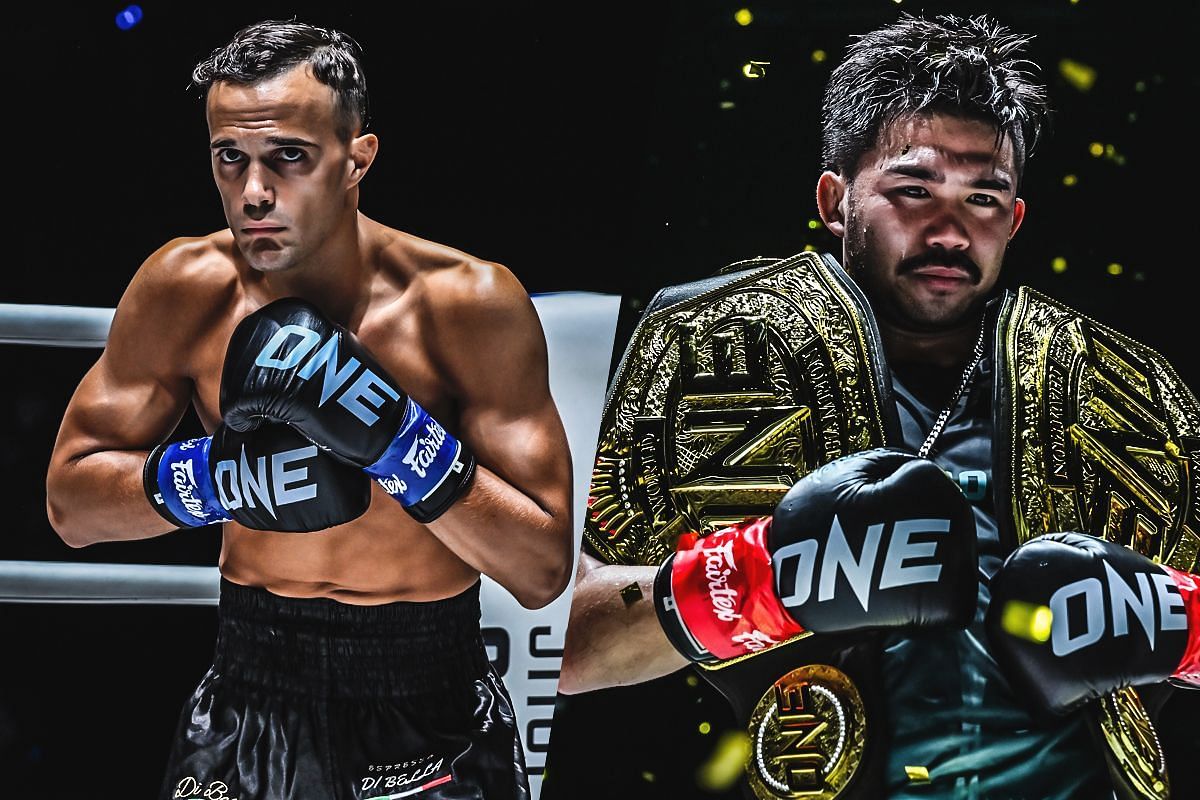 Jonathan Di Bella (L) and Prajanchai (R) | Image by ONE Championship