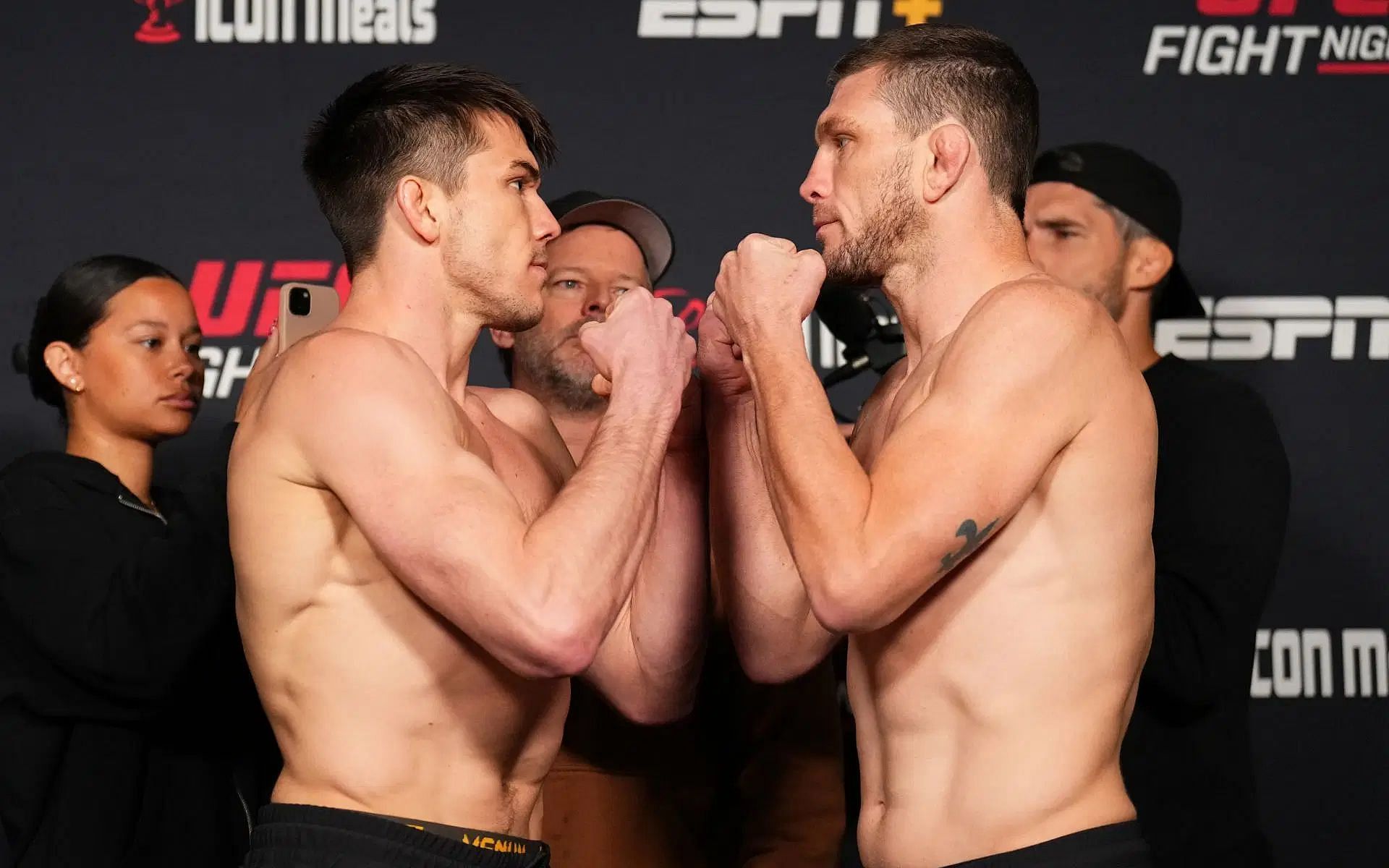 Alexander Hernandez (left) and Kurt Holobaugh (right) fought at UFC Vegas 104 [Image courtesy: Getty]