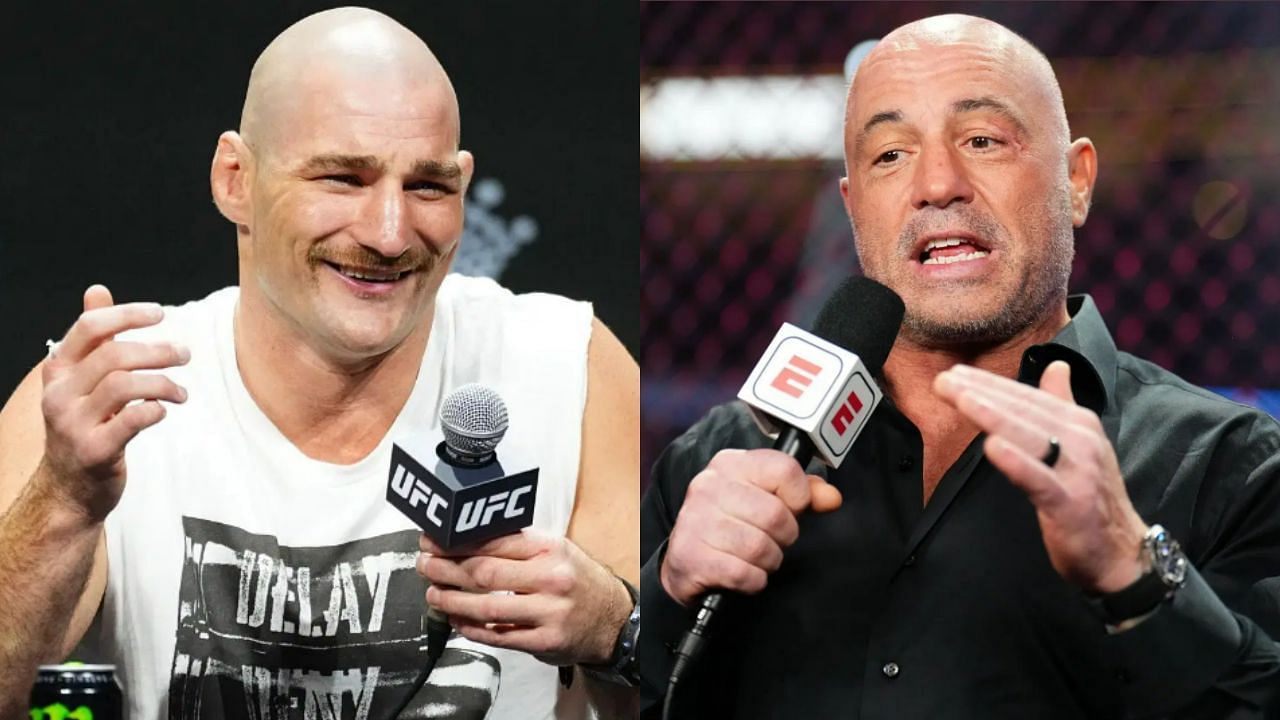 Sean Strickland (Left) and Joe Rogan (Right)