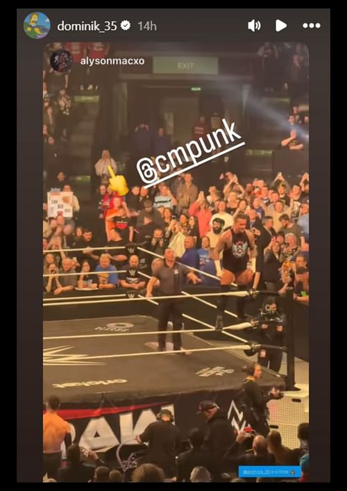 Photo credit: Dominik Mysterio's Instagram story