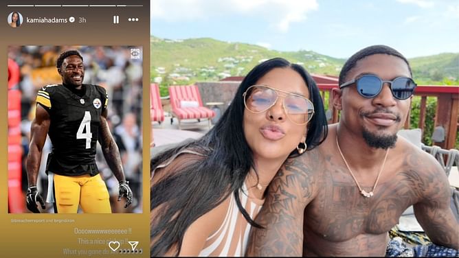 "This is a nice pickup": Bradley Beal's wife Kamiah Adams reacts to DK Metcalf-Steelers trade