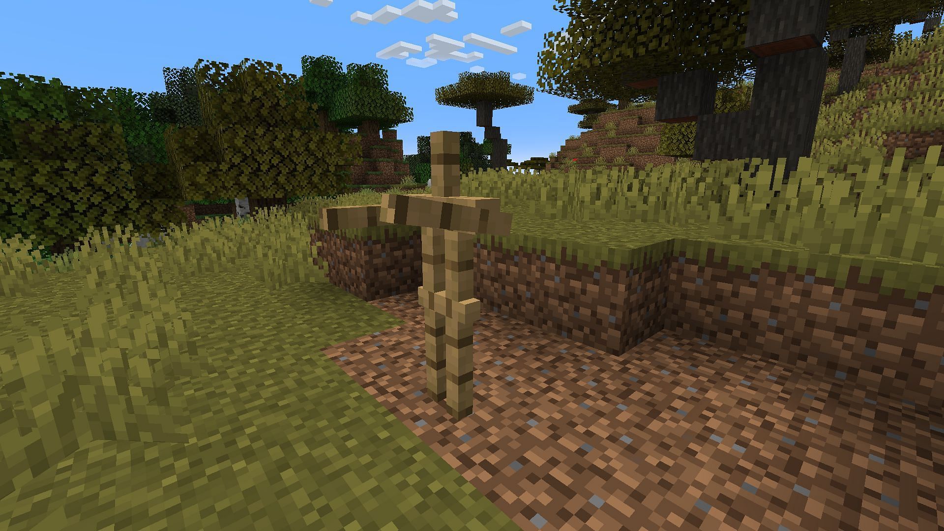 Use armor stands in Minecraft to create statues with unique poses (Image via Sportskeeda Gaming || Mojang Studios)