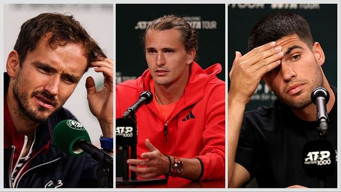 After Daniil Medvedev and Carlos Alcaraz's opposite views on Indian Wells surface drama, Alexander Zverev makes surprising claim
