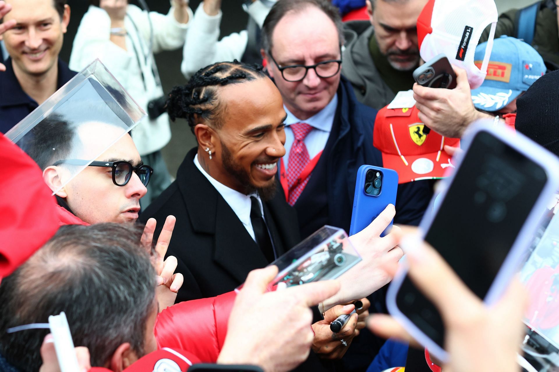 Lewis Hamilton Tests For Ferrari - Source: Getty