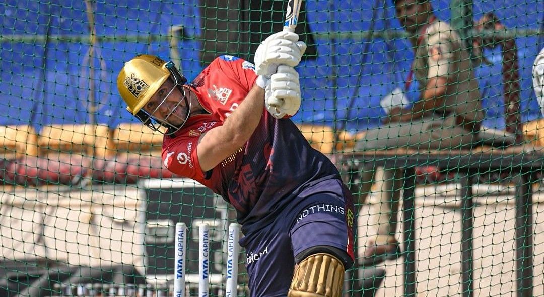 लियाम लिविंगस्टोन बल्लेबाजी के दौरान (Photo Credit - @RCBTweets)