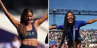 Gabby Thomas shares playful 4-word reaction to Tara Davis-Woodhall’s ‘whirlwind’ six months