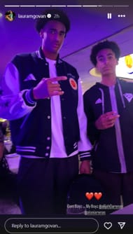 Alijah Arenas' mom, Laura Govan, shares wholesome photo of him with brother Aloni Arenas at the McDonald's All-American Game. (Image: IG/ Laura Govan)