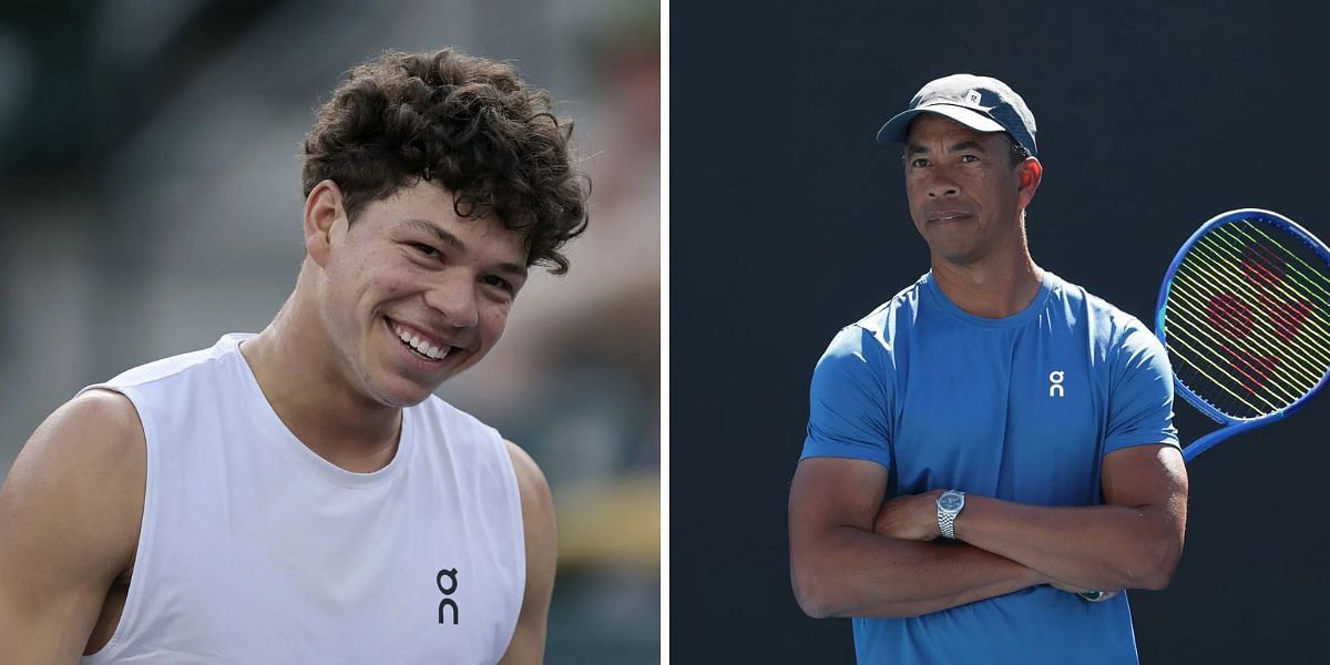 Bryan Shelton and his father on tour - Image Source: Getty 